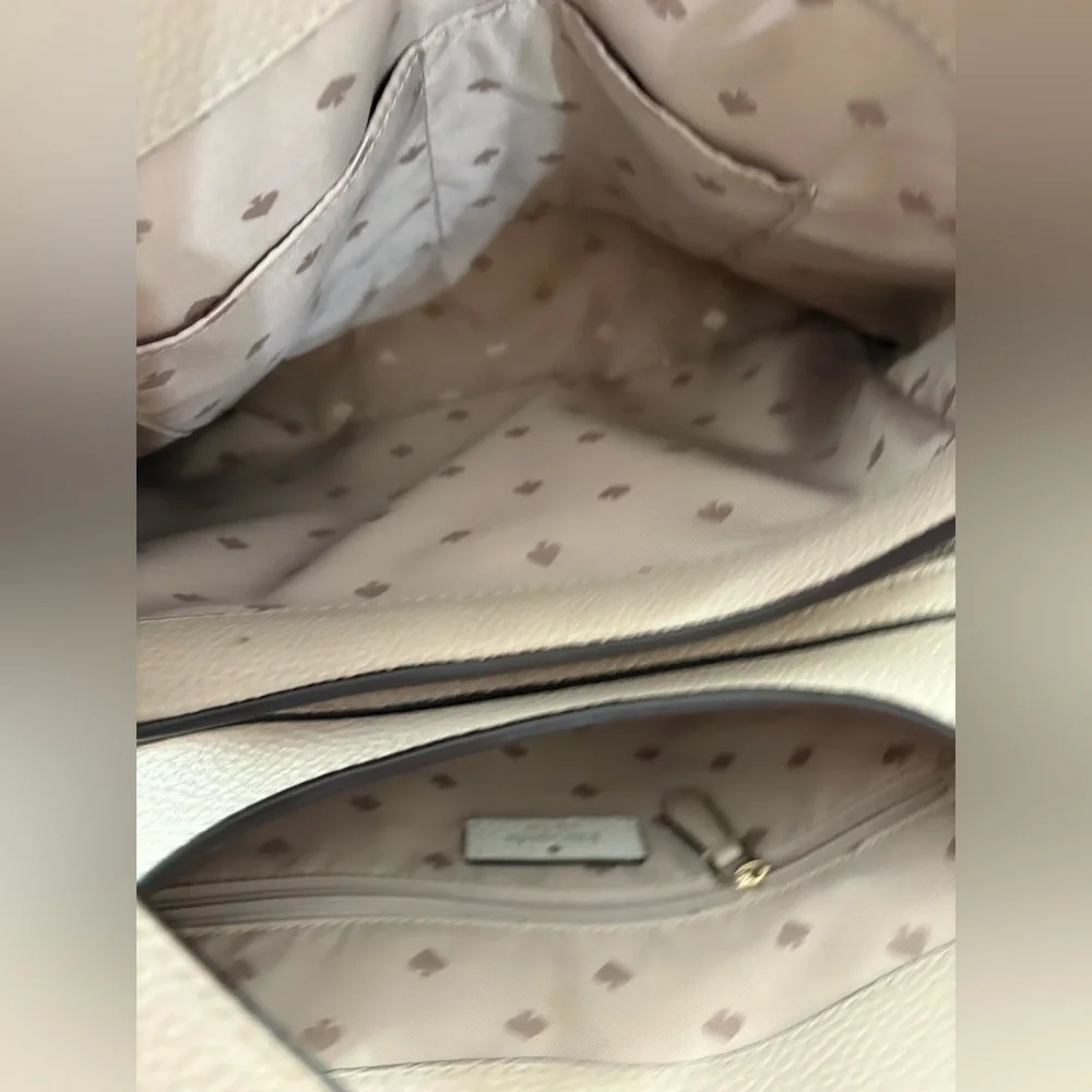 Kate Spade White and Tan Shoulder Bag - Picture 7 of 12